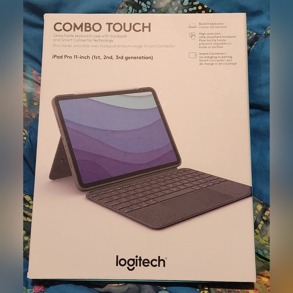 Logitech Combo Touch for iPad Pro 11-inch - Oxford Grey